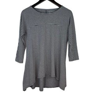 Coolibar UPF 50+ Gray Striped Swing Tunic Size S